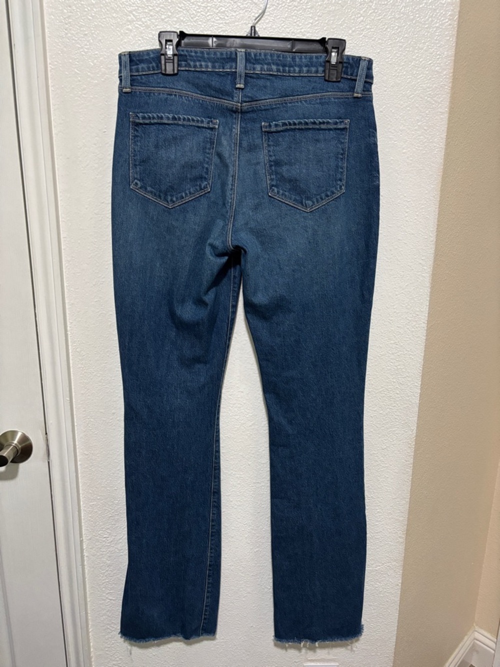 L’AGENCE Ruth high rise jeans women’s size 30 frayed raw hem with stretch comfy - Picture 3 of 11
